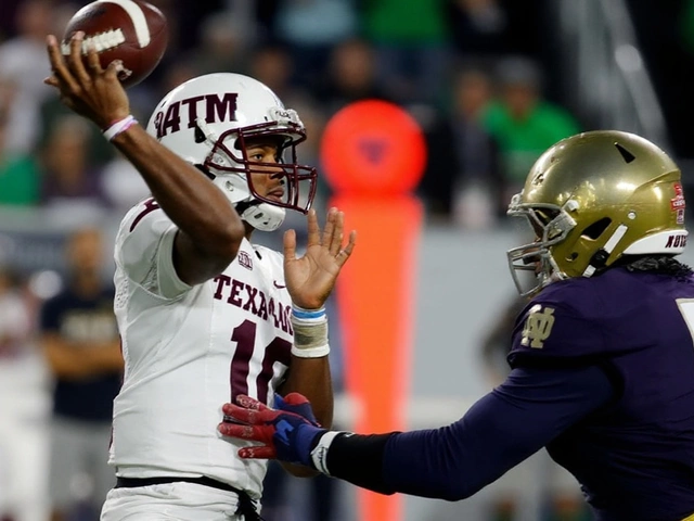 Texas A&M edges Notre Dame 41-40 after late TD and missed PAT in South Bend