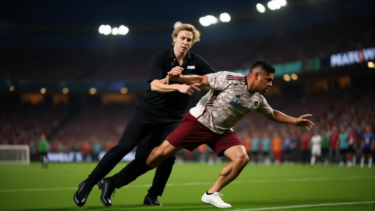 Mexican Fan Invades Field During Mexico-Uruguay Friendly in Denver, Crowd Reacts