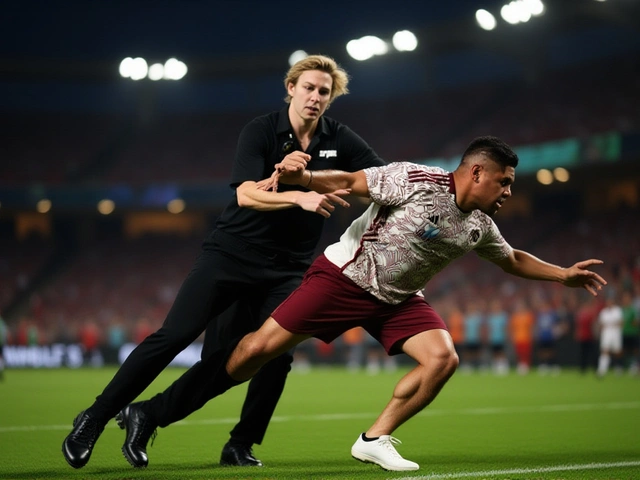 Mexican Fan Invades Field During Mexico-Uruguay Friendly in Denver, Crowd Reacts